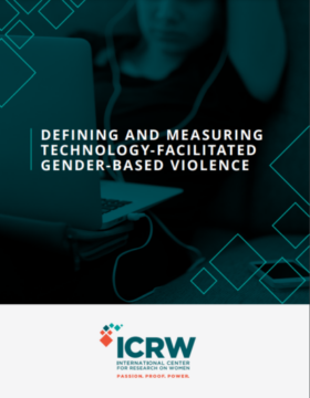 Defining And Measuring Technology Facilitated Gender Based Violence