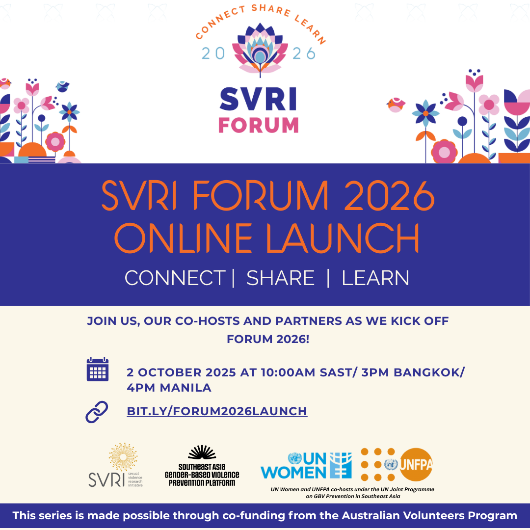 SVRI Forum 2026 Launch (1080 X 1080 Px)