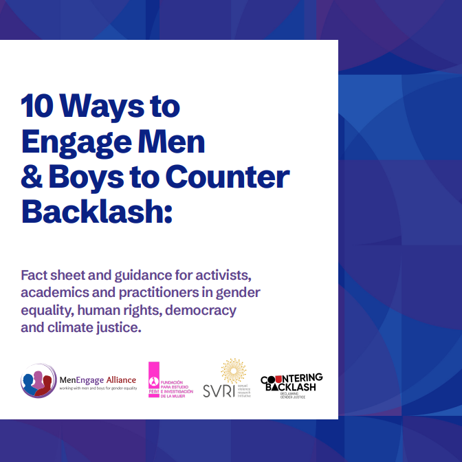 10 Ways To Engage Men And Boys To Counter Backlash