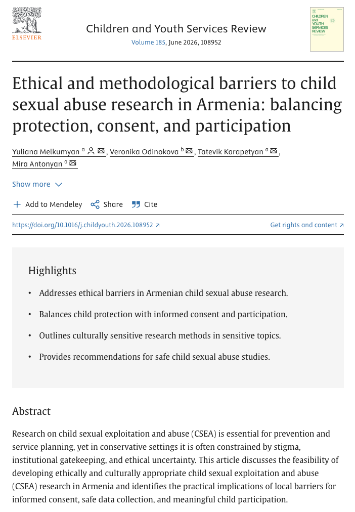 Armenia, 2024, Journal 4
