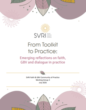 From Toolkit To Practice Faith&gbv Wg3 Cover