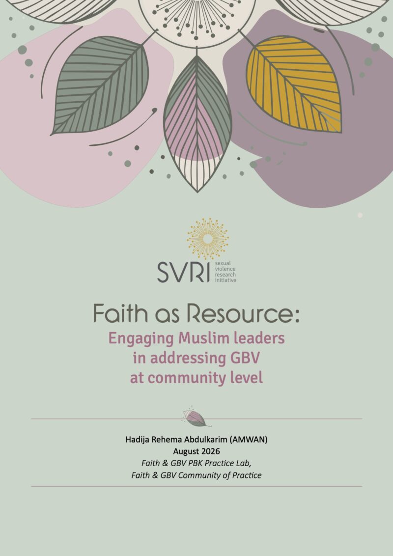 Faith as Resource: Engaging Muslim leaders in addressing GBV at community level
